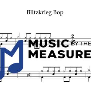 Drum Sheet Music for "Blitzkrieg Bop" by Ramones