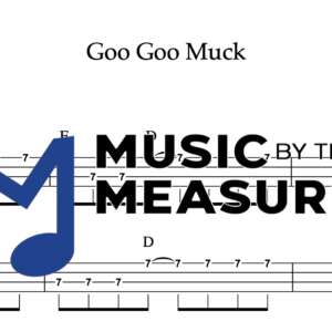 Bass Guitar Tablature for "Goo Goo Muck" by The Cramps