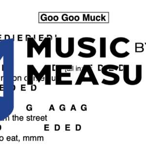Lead Sheet for "Goo Goo Muck" by The Cramps