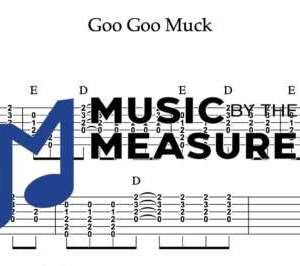 Rhythm Guitar Tablature for "Goo Goo Muck" by The Cramps