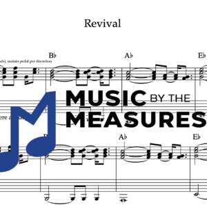 Keyboard Sheet Music for "Revival' by Cain