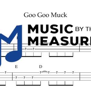 Goo Goo Muck by The Cramps accurate bass sheet music arrangement preview