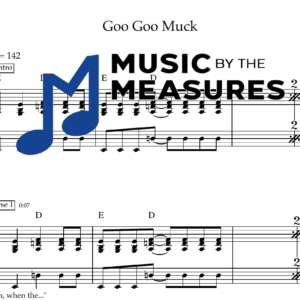 Goo Goo Muck by The Cramps accurate keyboard sheet music arrangement preview