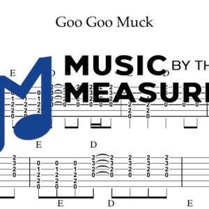 Goo Goo Muck by The Cramps accurate rhythm guitar sheet music transcription preview