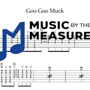 Goo Goo Muck by The Cramps accurate strum guitar sheet music arrangement preview