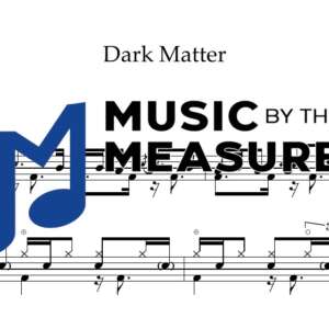 Dark Matter drums sheet music preview – Pearl Jam accurate transcription