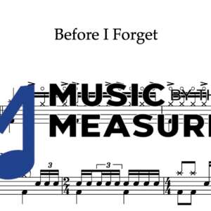 Drum Sheet Music for "Before I Forget" by Slipknot