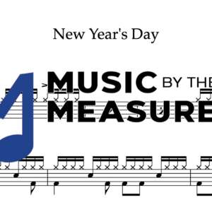 Drum Sheet Music for "New Year's Day" by U2