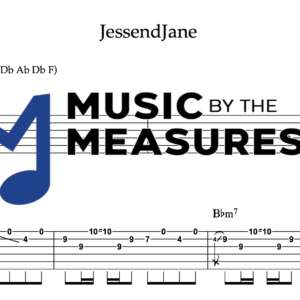 Lead Guitar Tablature for "JessendJane" by Stumik Bug