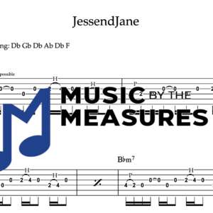 Rhythm Guitar Tablature for "JessendJane" by Stumik Bug