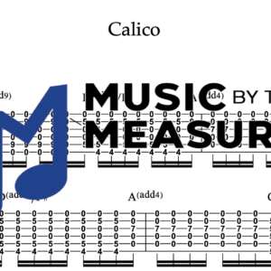 Lead Guitar Tablature for "Calico" by Glass Beach