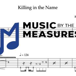 Lead Guitar Tablature for "Killing in the Name" by Rage Against the Machine