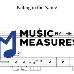 Rhythm Guitar Tablature for "Killing in the Name" by Rage Against the Machine