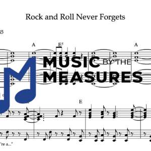 Keyboard Sheet Music for "Rock and Roll Never Forgets" by Bob Seger