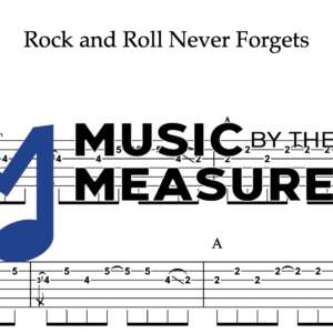 Lead Guitar Tablature for "Rock and Roll Never Forgets" by Bob Seger