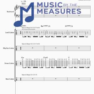 Full Band Sheet Music for "Chop Suey!" by System of a Down