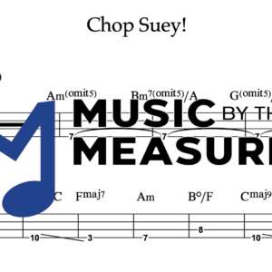 Bass Guitar Tablature for "Chop Suey!" by System of a Down
