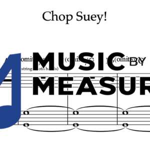 Keyboard Sheet Music for "Chop Suey!" by System of a Down