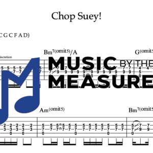 Lead Guitar Tablature for "Chop Suey!" by System of a Down