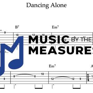 Lead Guitar Tablature for "Dancing Alone" by Requiem for You
