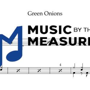 Green Onions drums sheet music preview – Booker T & the M.G.’s accurate transcription