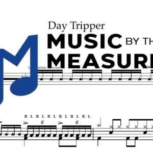 Day Tripper by The Beatles accurate drums sheet music transcription preview