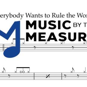 Everybody Wants to Rule the World by Tears for Fears accurate drums sheet music transcription preview