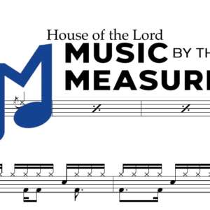 House of the Lord by Phil Wickham accurate drums sheet music transcription preview