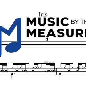 Iris by Goo Goo Dolls accurate drums sheet music transcription preview