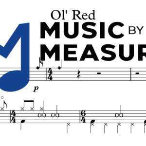 Ol' Red by Blake Shelton accurate drums sheet music transcription preview