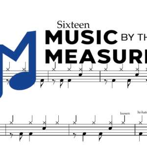 Sixteen by No Doubt accurate drums sheet music transcription preview